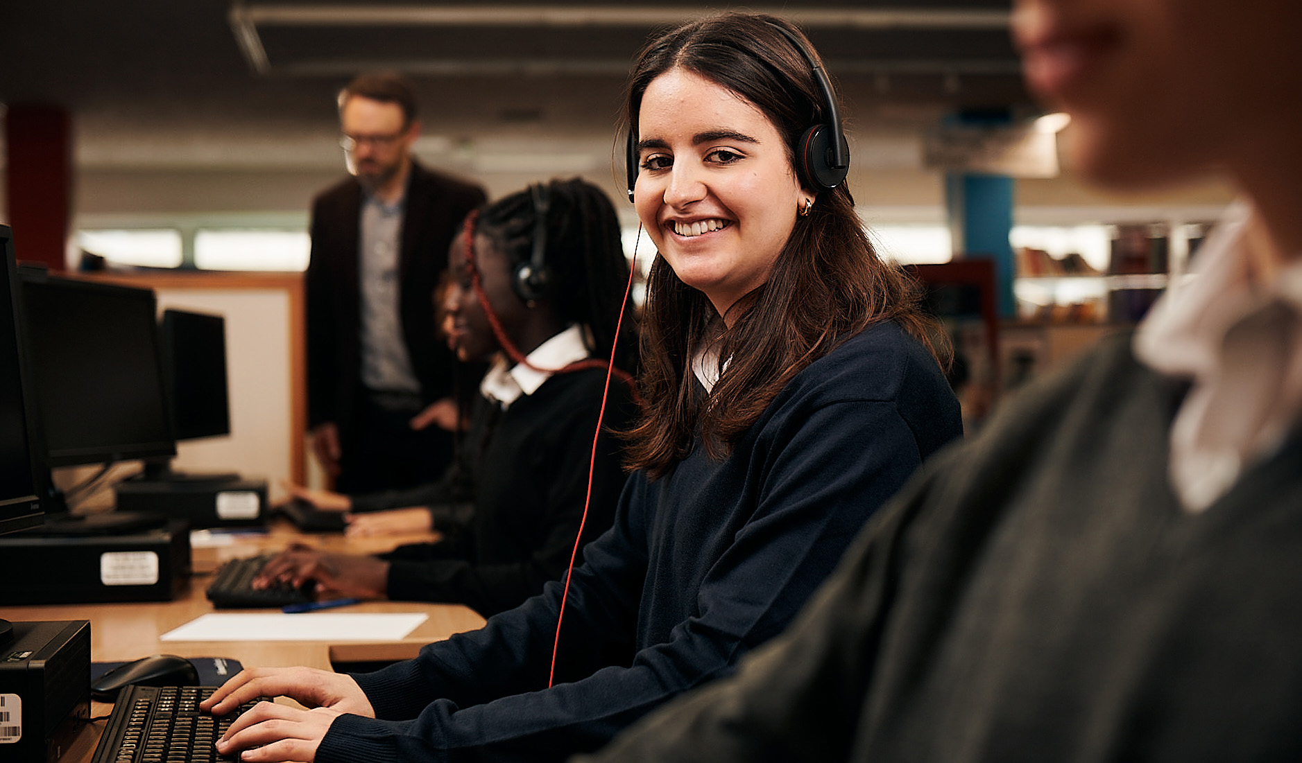 student attend a class